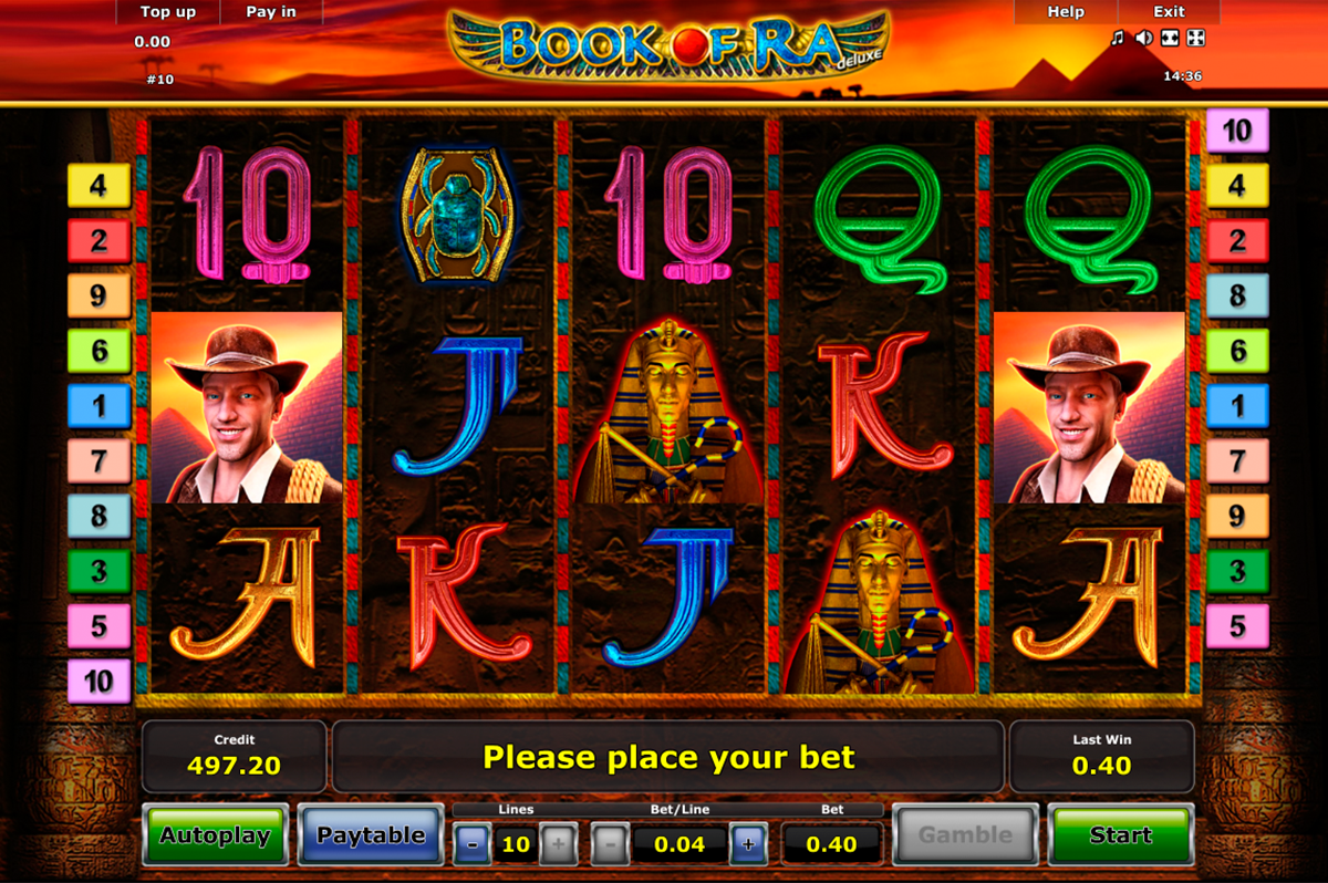 Book of ra deluxe novomatic