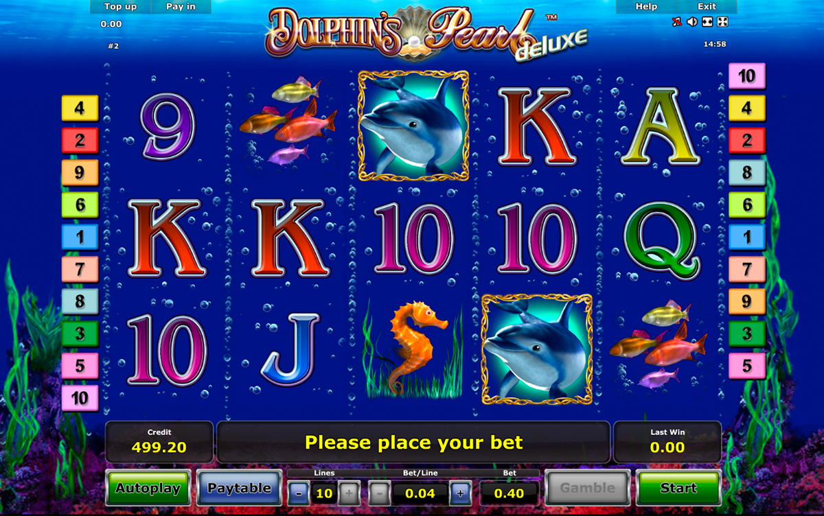 Dolphins pearl deluxe novomatic