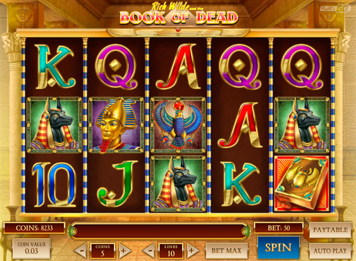 Book of dead playn go