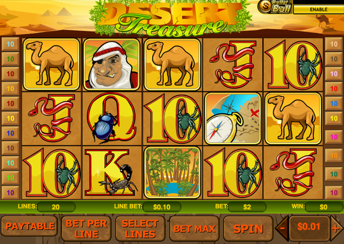 Desert treasure playtech