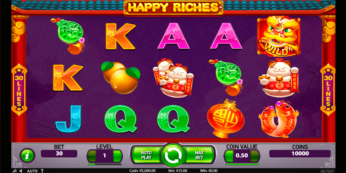 Happy riches netent