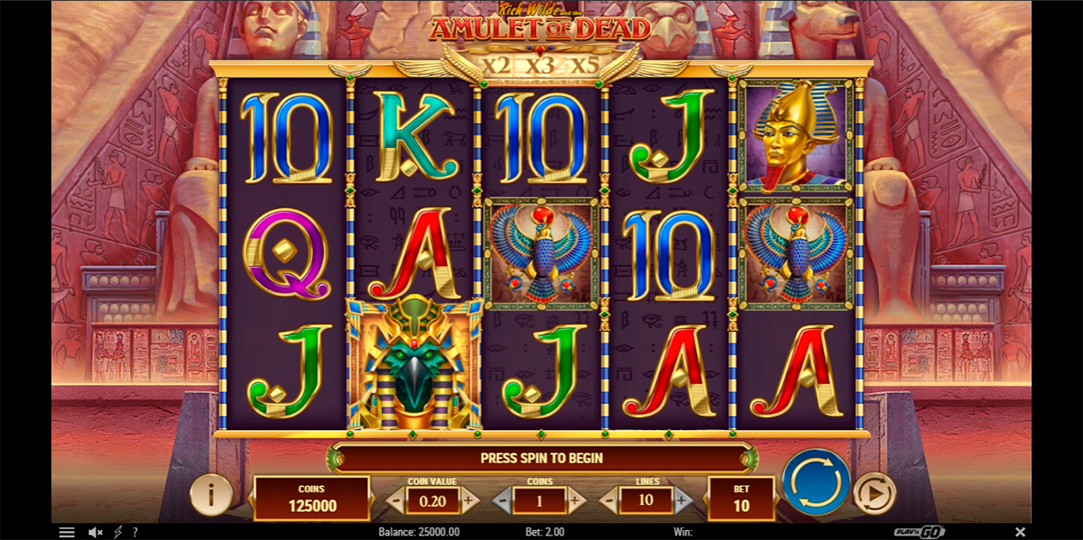 Rich wilde and the amulet of dead playn go
