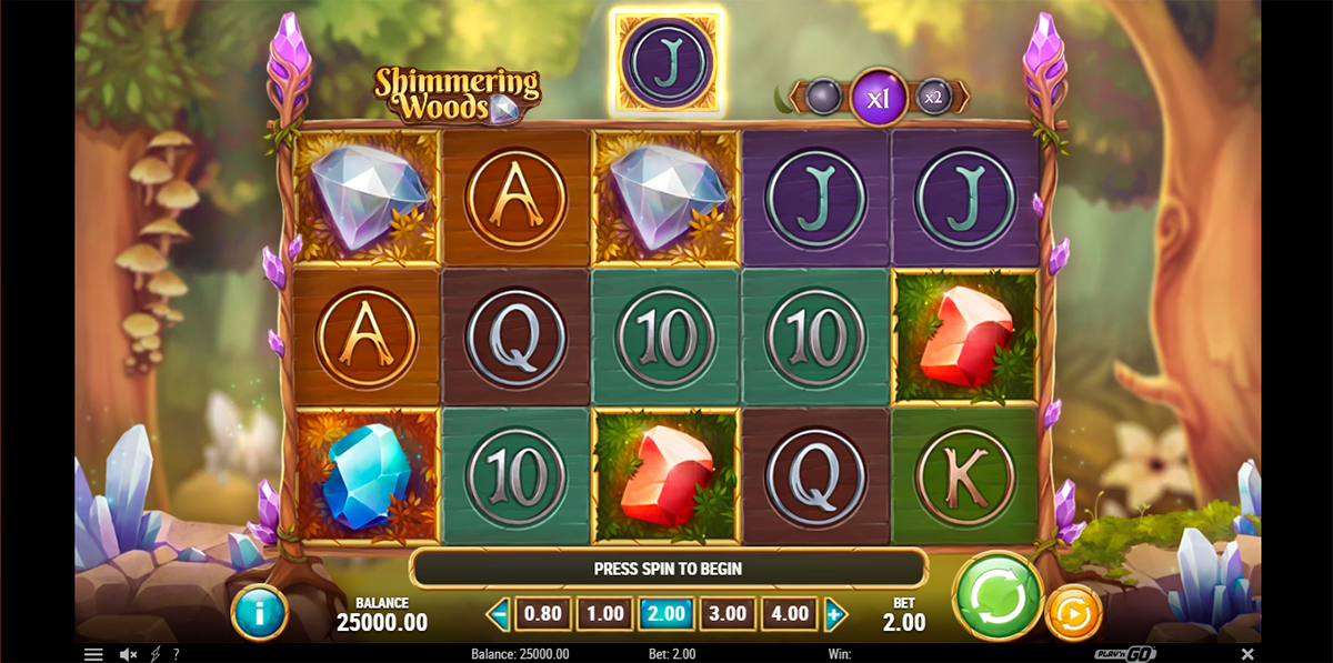 Shimmering woods playn go